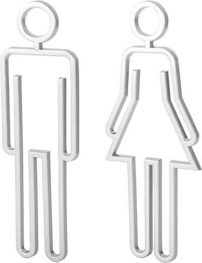 Acrylic Men & Women Toilet Washroom Door Sign