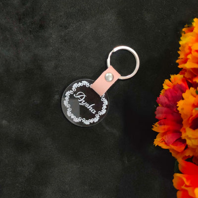 Floral Circle keychain