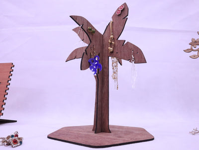 Jewelry Tree Stand Wooden