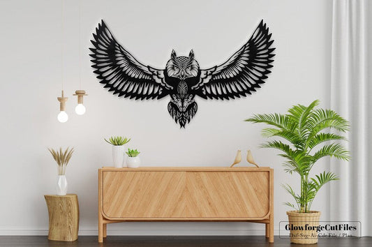 Flying Owl Wall Decor