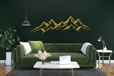 Mountain Range View Wall Decor