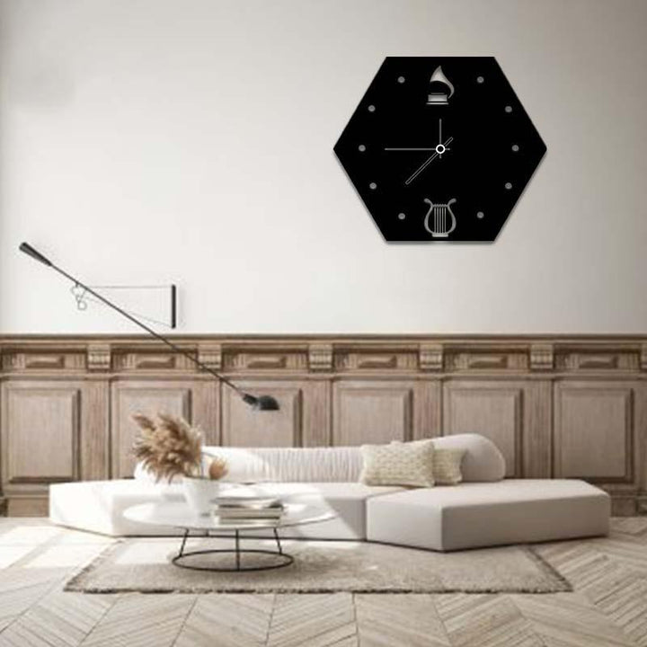 Hexagon 3D Wall Clock