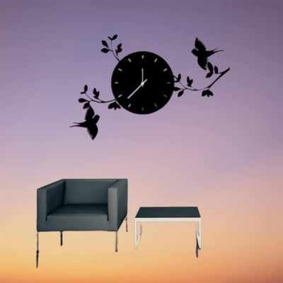 Birds on Branches DIY 3D Wall Clock